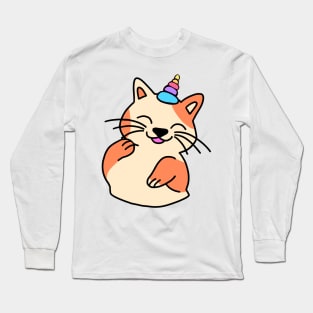 Cute Animal Unicorn Cat Long Sleeve T-Shirt